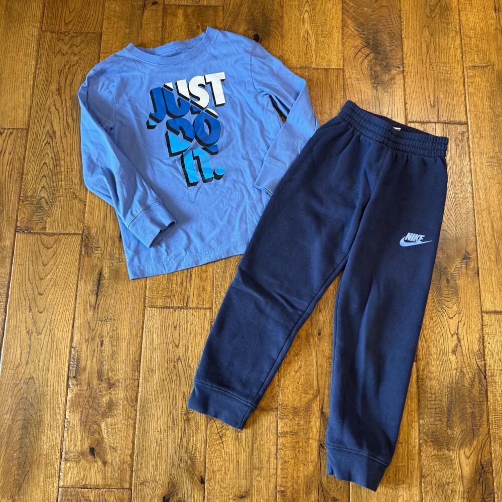 Lot of 7 Boys Winter Clothing Sz 6 Nike, Adidas, Hoodie, Sweat Set Athletic - Picture 6 of 9